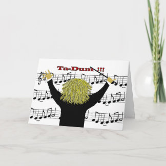 Orchestra Conductor Glückwunsch Karte
