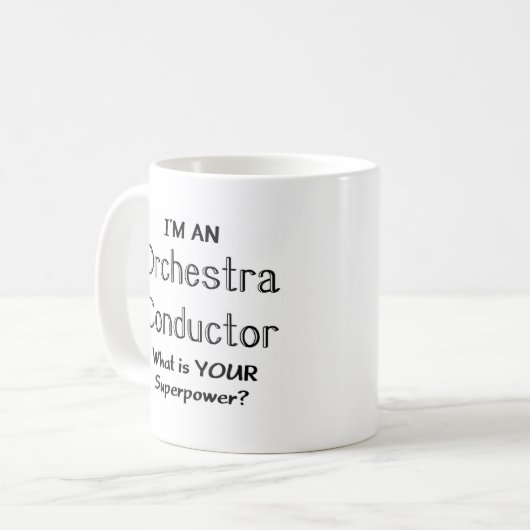 Orchestra conductor kaffeetasse (Vorderseite Links)