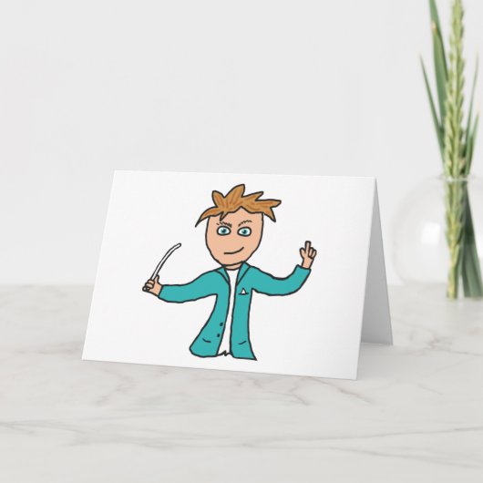 Orchestra Conductor Karte (Vorderseite)