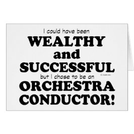 Orchestra Conductor Wealthy & Successy