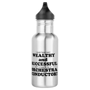 Orchestra Conductor Wealthy & Successy Edelstahlflasche