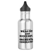 Orchestra Conductor Wealthy & Successy Edelstahlflasche (Links)
