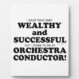 Orchestra Conductor Wealthy & Successy Fotoplatte