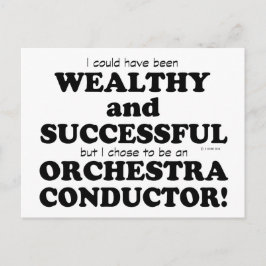 Orchestra Conductor Wealthy & Successy Postkarte