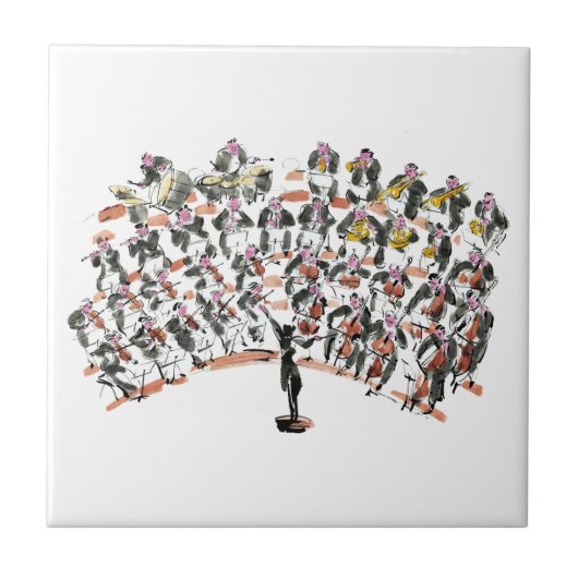 Orchestra Decorative Tiles Fliese (Vorderseite)