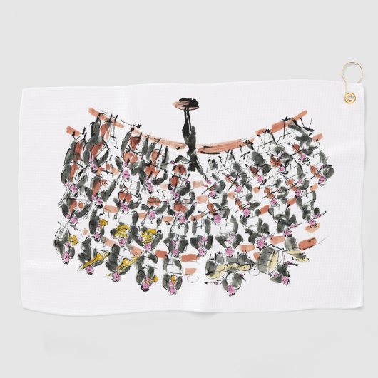 Orchestra Golf Handtücher (Horizontal)