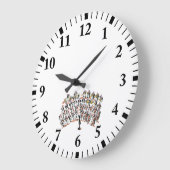Orchestra Große Wanduhr (Winkel)