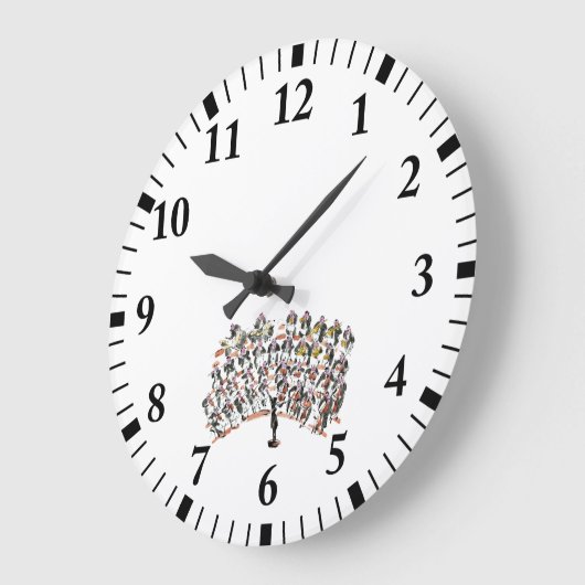 Orchestra Große Wanduhr (Winkel)