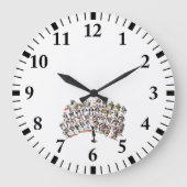 Orchestra Große Wanduhr (Vorderseite)