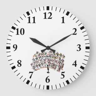 Orchestra Große Wanduhr