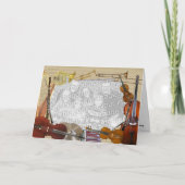 Orchestra Instruments Individuell anpassbare Foto- Einladung (Vorderseite)