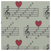 Orchestra Music Fabric Stoff (Nahaufnahme)