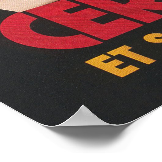 Orchestra Music Vintage Poster (Ecke)