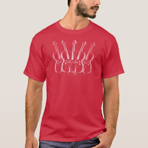 Orchestra Musical Instrument Vintag Cello T-Shirt