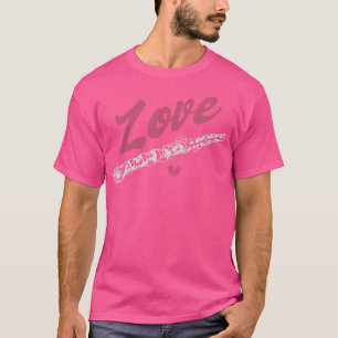 Orchestra Musical Instruments Notes Treble Clef Fl T-Shirt