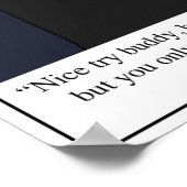 Orchestra Musician Classic Music Cartoon Poster (Ecke)