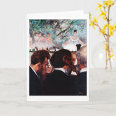 Orchestra Musicians, Edgar Degas Karte (Gelbe Blume)