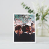 Orchestra Musicians, Edgar Degas Postkarte (Stehend Vorderseite)