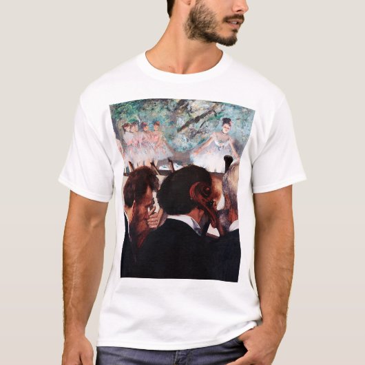 Orchestra Musicians, Edgar Degas T-Shirt (Vorderseite)