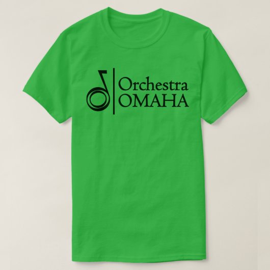 Orchestra Omaha Logo Black T-Shirt (Design vorne)
