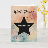 Orchestra Performance Herzlichen Glückwunsch Water Karte (Gelbe Blume)