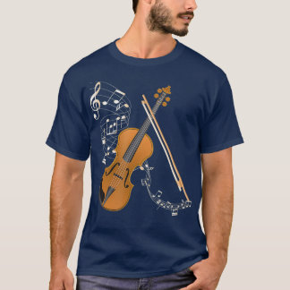Orchestra Violin Player Geschenk Musikinstrument T-Shirt