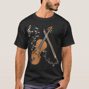Orchestra Violin Player Geschenk Musikinstrument V T-Shirt