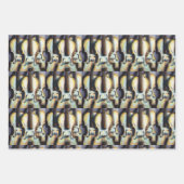 Orchestra Violins Violas Classic Music Pattern Geschenkpapier Set (Vorderseite 3)