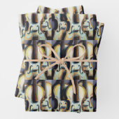Orchestra Violins Violas Classic Music Pattern Geschenkpapier Set (Beispiel)