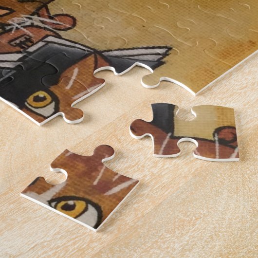 Orchestrale Katzen Puzzle (Seite)