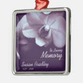 Orchid 2 Personalisiert Memorial Beerdigung Orchid Ornament Aus Metall (Links)