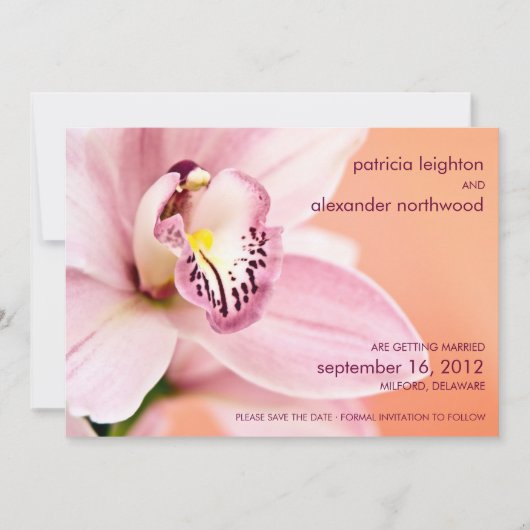 Orchid Ankündigung Datum freihalten (Vorderseite)