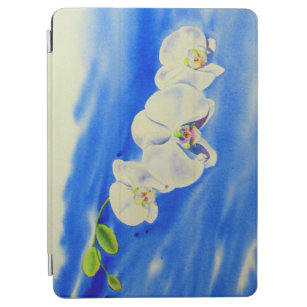 Orchid Aquarellmalerei, Brise, Wolken iPad Air Hülle