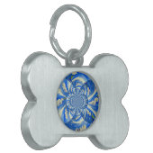 Orchid Aquarellmalerei, Brise, Wolken Mandala Tiermarke (Vorderseite links)