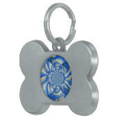 Orchid Aquarellmalerei, Brise, Wolken Mandala Tiermarke (Vorderseite rechts)