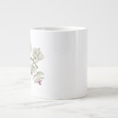 Orchid-Aquarellmalerei Jumbo-Tasse (Vorderseite)