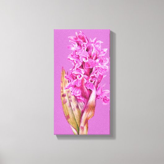 Orchid Art Blume lila rosa Leinwand (Vorderseite)