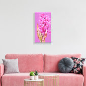 Orchid Art Blume lila rosa Leinwand (Insitu (Wohnzimmer))