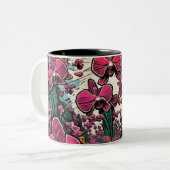 Orchid Art Design Tasse (Vorderseite Links)