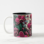 Orchid Art Design Tasse (Links)