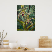 Orchid Art V06 Poster (Küche)