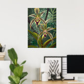 Orchid Art V06 Poster (Heimbüro)