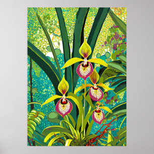 Orchid Art V32 Poster