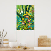 Orchid Art V32 Poster (Küche)