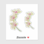 Orchid Aufkleber (Blatt)