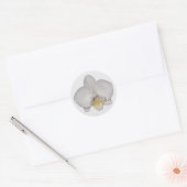 Orchid-Aufkleber Runder Aufkleber (Umschlag)