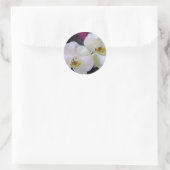 Orchid-Aufkleber Runder Aufkleber (Tasche)