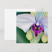 Orchid Beauty Feiertagskarte (Vorne/Hinten)