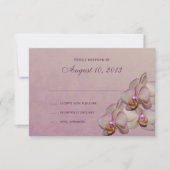 Orchid Beauty Response RSVP Karte (Vorderseite)
