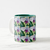 Orchid Beauty Zweifarbige Tasse (Vorderseite Links)
